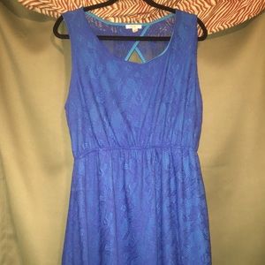 3XL Blue Summer Dress